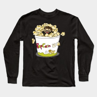 Popcorn Rob Long Sleeve T-Shirt